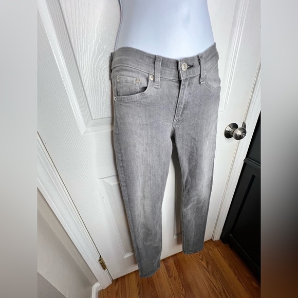 Rag & Bone / Jean Women’s 26 Buxton Gray Skinny Jeans Denim 2 W1502K120 - Picture 3 of 16